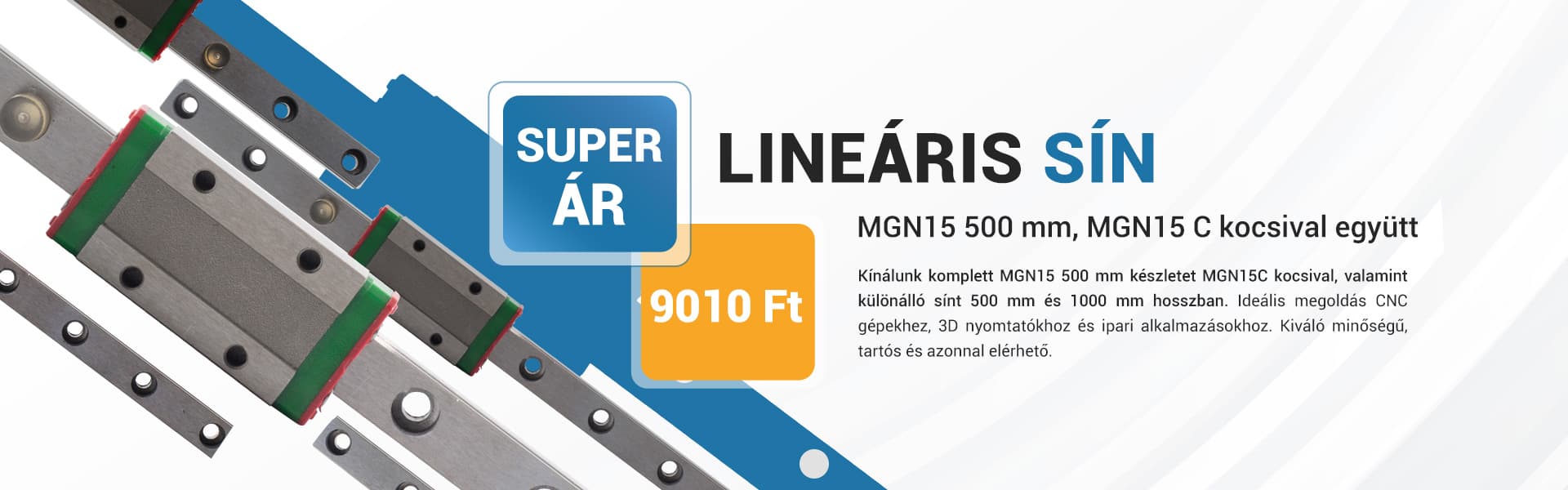 Lineáris sín MGN15C 500mm